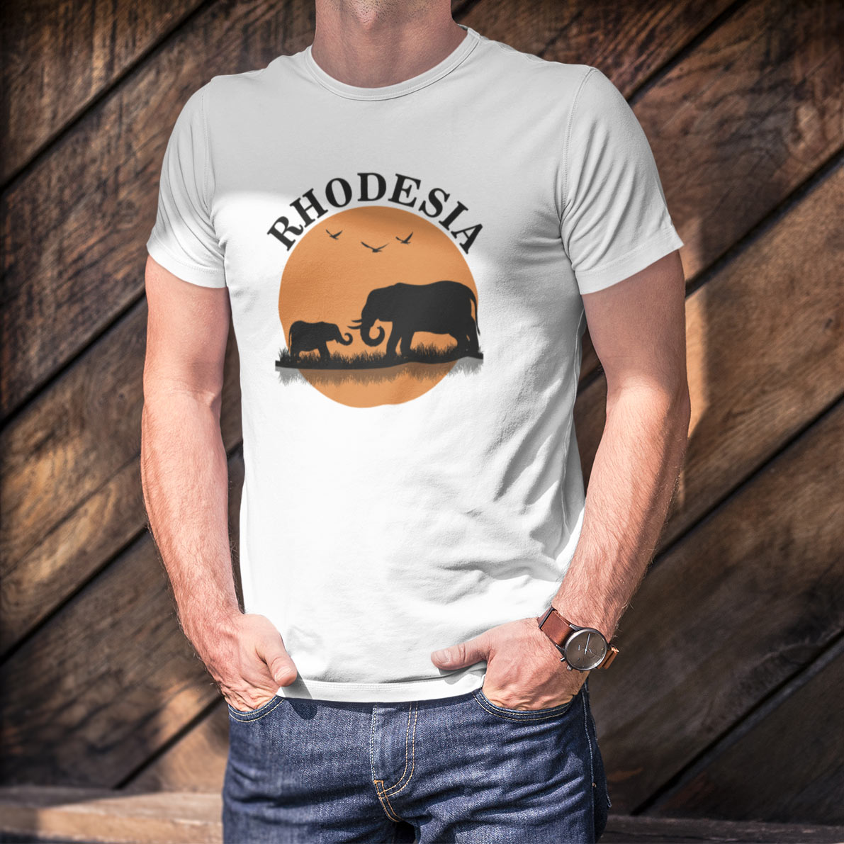Rhodesia Sun Elephants Unisex T-shirt