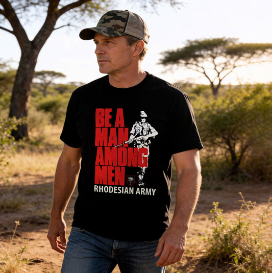 Rhodesian-Army-Tshirt Black