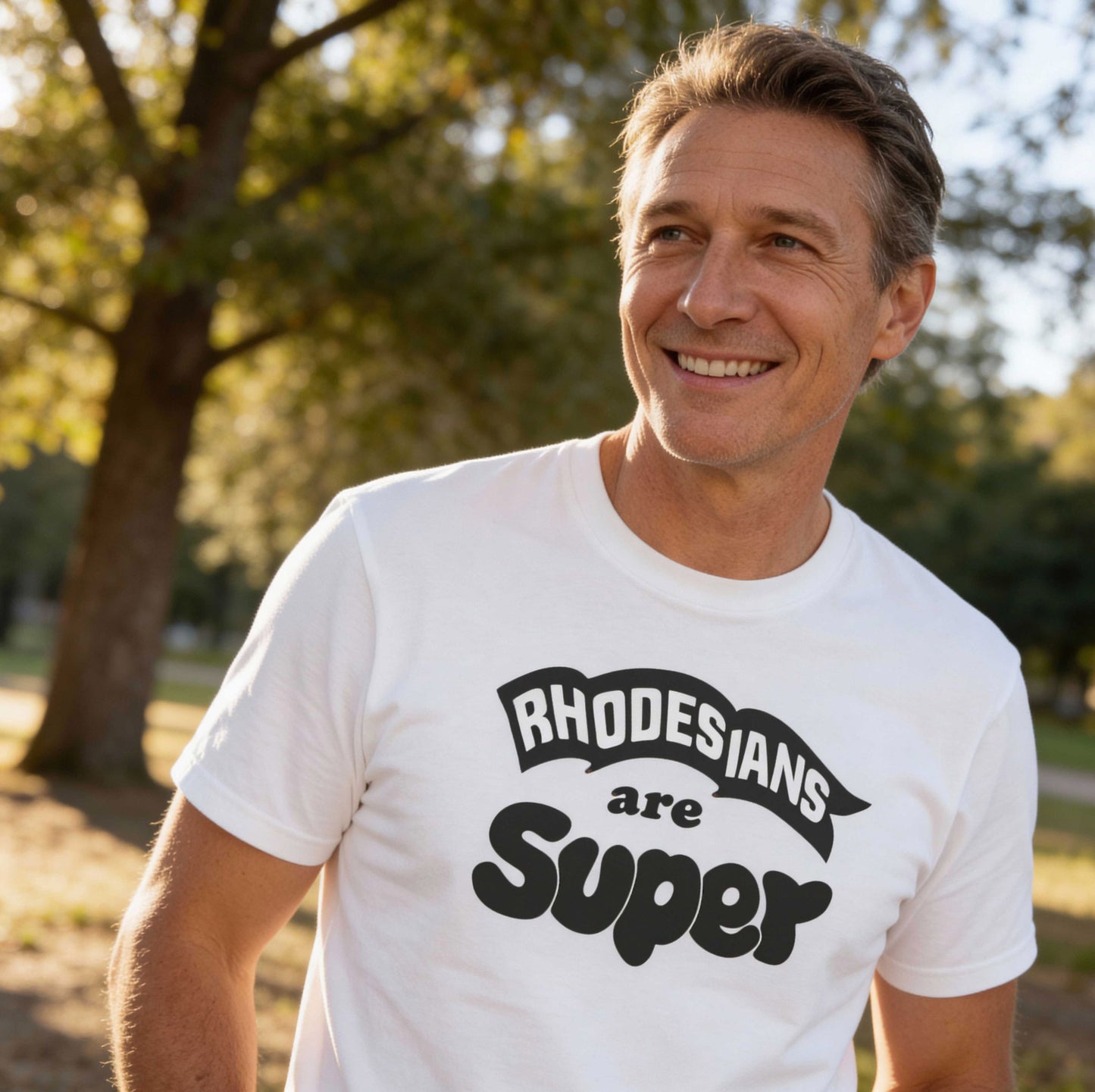 Rhodesians-are-Super-Tshirt-Man