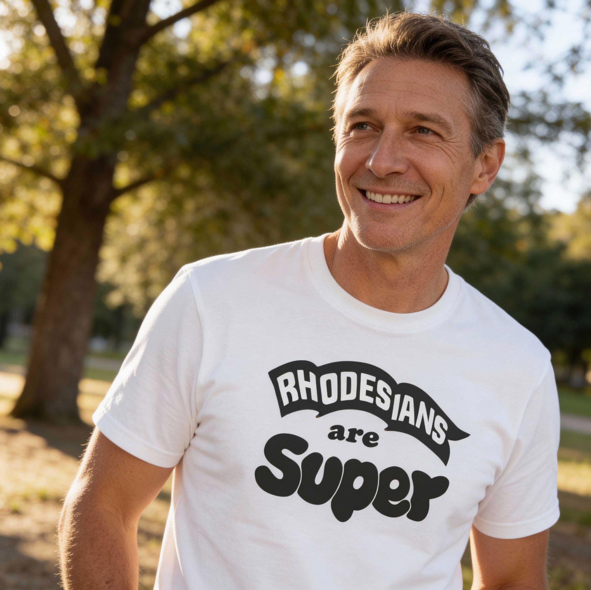 Rhodesians-are-Super-Tshirt-Man