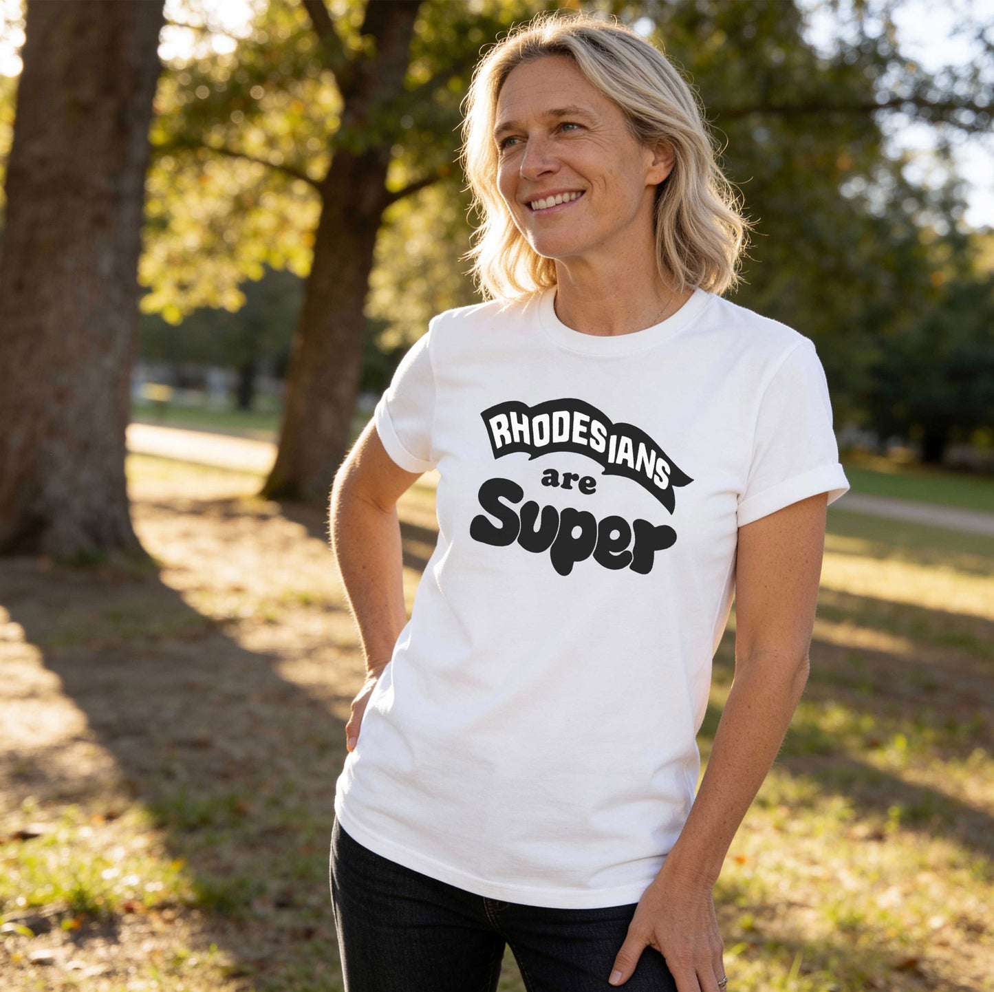 Rhodesians-are-Super-Tshirt-Woman