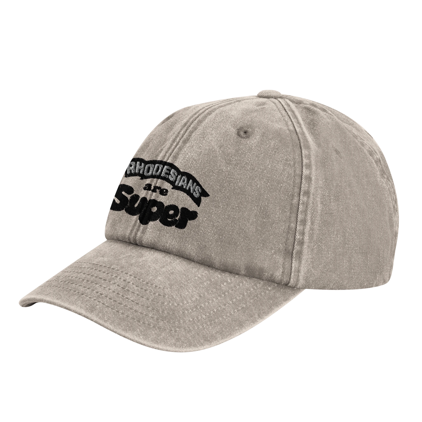 Rhodesians-are-Super Vintage Cap Side View